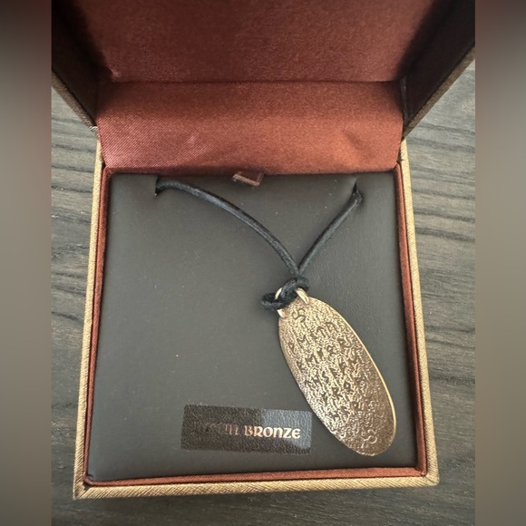 Brand New In Box St Justin bronze Pendant Necklace - Picture 4 of 5